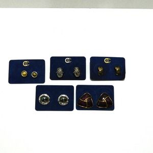 Charmelle Earring Lot of 5 Pierced Stud Earrings